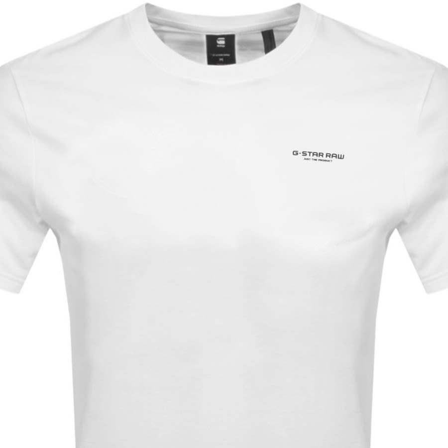 Alternative Image for ProductG Star Raw Slim Base T Shirt White2